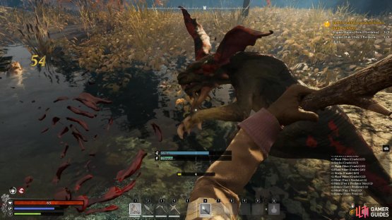 You may need to venture into the swamp to kill specific enemies or find loot.