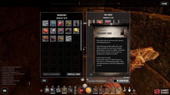 The Treasury Card helps players farm any Essence they need from their realms. Use this Minor Card to increase your chances of gathering T1 Essence in Nightingale.