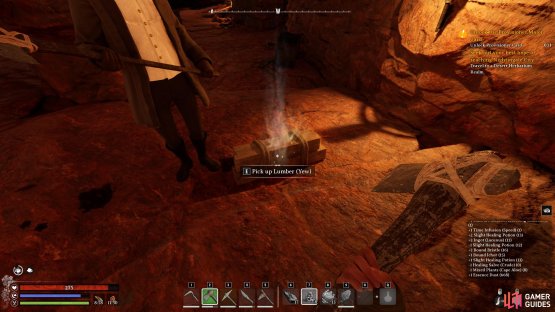 Defeating a Bound brute wielding a club drops Yew Wood in Nightingale.