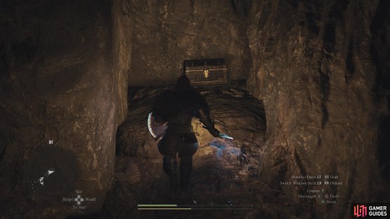The Archistaff can be found in a chest which is situated through a narrow tunnel.