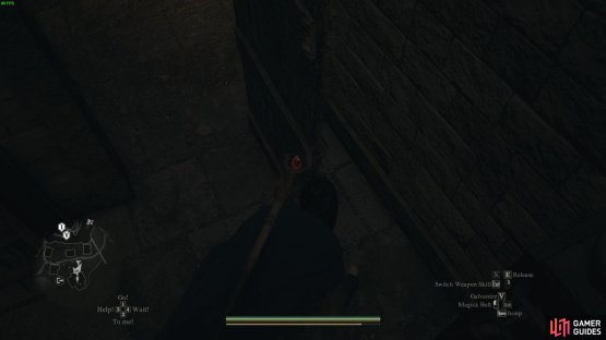 Approach Elena, grapple, and hold her until you get dialogue and then a screen transition.