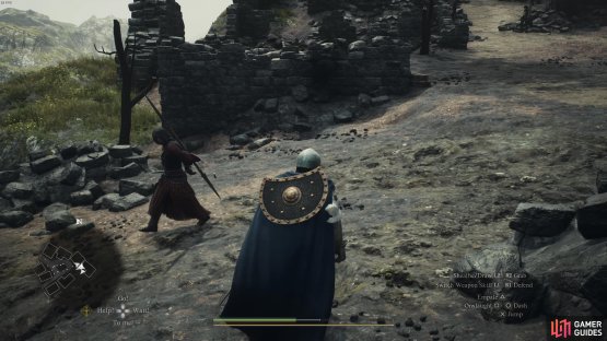 Look for Sigurd wandering around the water-well in Melve after the dragon attack.