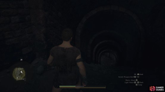You can find sewers behind the walls in Vernworth gaol.