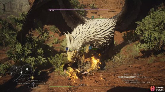 The Griffin&rsquo;s head is the easiest weak point to hit without climbing on its back.