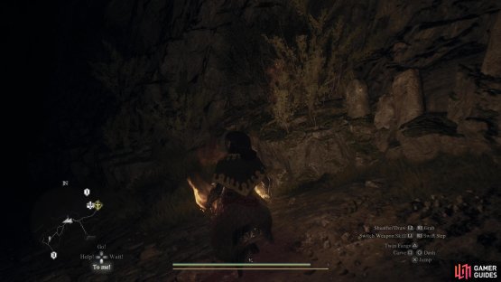 Avoid the coastal cliff path en route to the Cliffside Cave, but be wary of knackers hiding in ambush along the road.