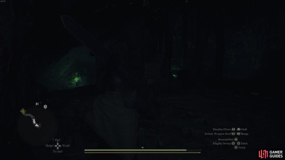 You can see Glimmercoal deposits more easily if you switch your lantern off.