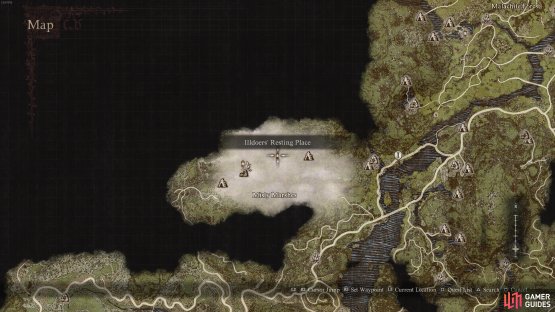 Illdoers&rsquo; Resting Place is located near the center of the Misty Marshes.