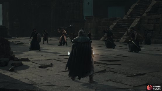 Start out the quest by defeating Phaesus&rsquo;s bodyguards,