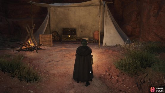 After the scene with Hugo and Lanzo, loot a chest in a tent to obtain the Frosted Edges.