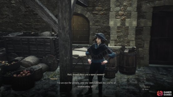You&rsquo;ll find Mildred standing by a fruit and vegetable stall.