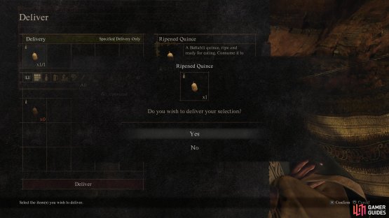 Get a Quince from the wilderness of Battahl and let it ripen in your inventory, then give it to Isaac.