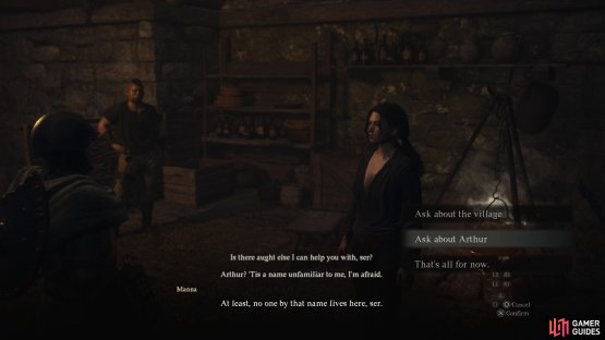 You can speak with the locals in the village for more dialogue after speaking with Flaude.