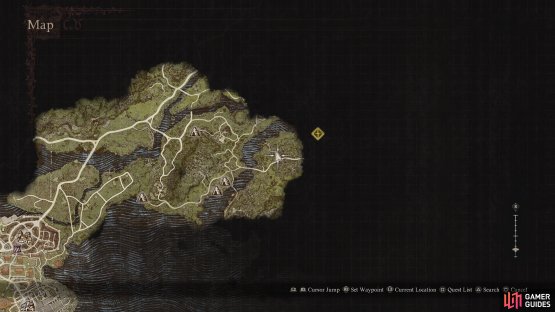Travel to the eastern edge of Vermund to find The Nameless Village.