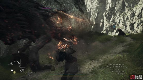 Taking damage will reduce your current HP (green) and maximum HP.