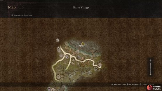 You should be able to see Ulrika&rsquo;s location marked at the docks in Harve Village.