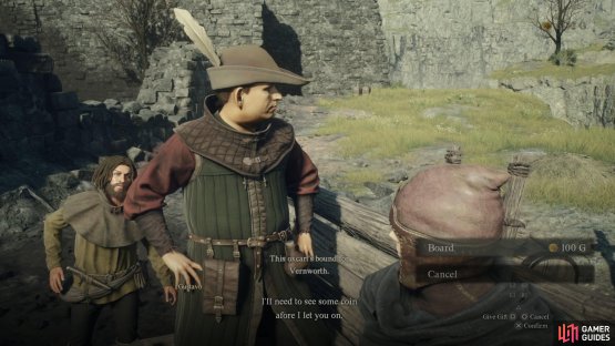 You can pay a small fee to take an Oxcart to distant settlements