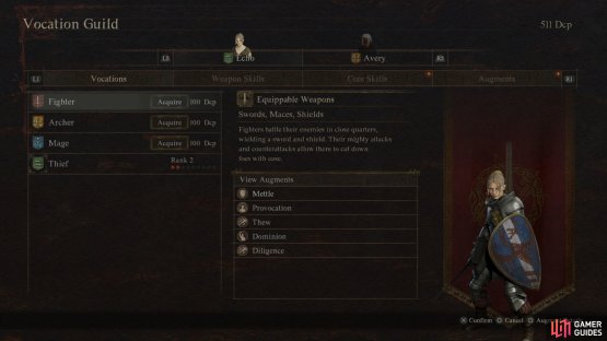 Be sure to buy any new skills for your Pawn too!