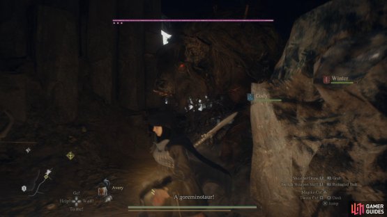 Coming across this in the cavern is a bit of a jump scare. 