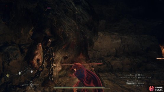 Entire health bars can be shaved off by attacking its head while it is down.