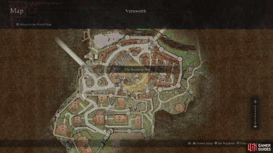 The Tavern is right at the heart of Vernworth, so you can&rsquo;t miss it. 
