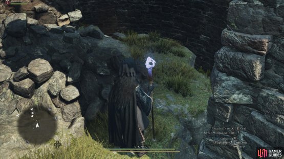 There&rsquo;s another Seeker&rsquo;s Token along a ruined part of the castle wall to the east of the battlefield cliffside.
