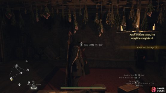 If you are a level 10 Vocation Sorcerer or Mage, you will get your respective spells from this house after completing the quest.