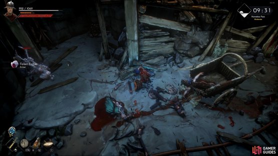 Remember to smash crates, barrels and other props to get a random chance at acquiring Fallen Embers.