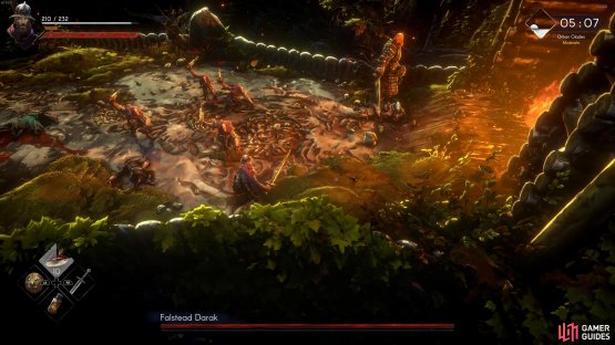 You can try to kill Darak&rsquo;s allies yourself, or wait for him to smash them with his own attacks.