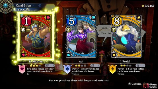 will add three cards to your collection.