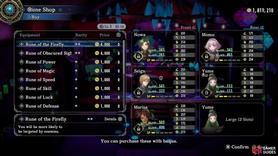 You&rsquo;ll often find Enhancement Runes at the various shops around Allraan.