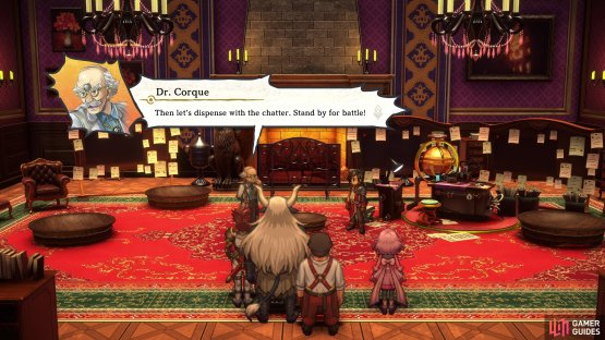 you can battle Dr. Corque at Gardhaven Castle.
