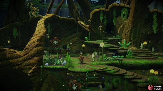 Speak to this Treefolk at the top of the village