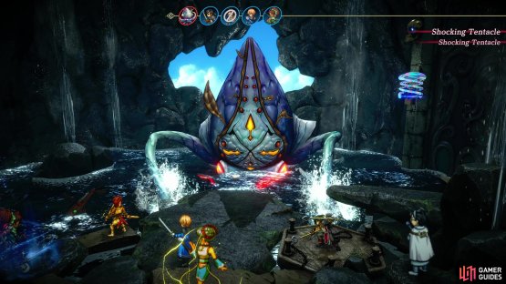 Shocking Tentacle can put paralysis on your team.