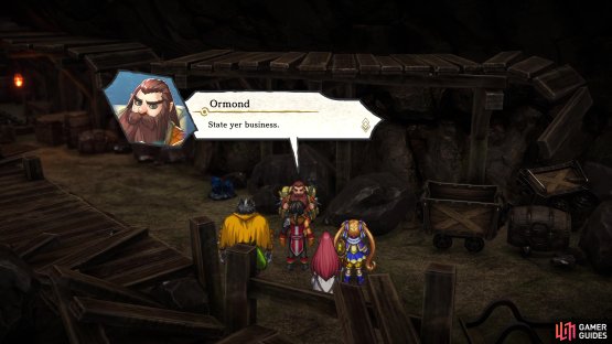 and Ormond can be recruited in the Abandoned Mines.