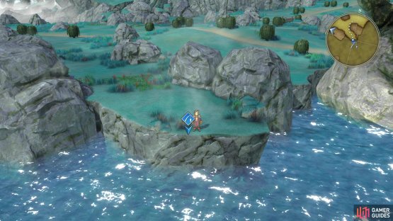 to find the fishing spot.