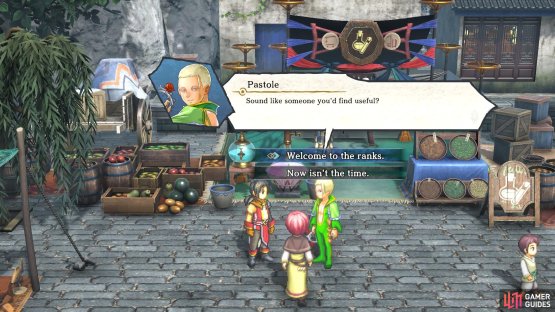 Pastole can be recruited right away in Twinhorne East.
