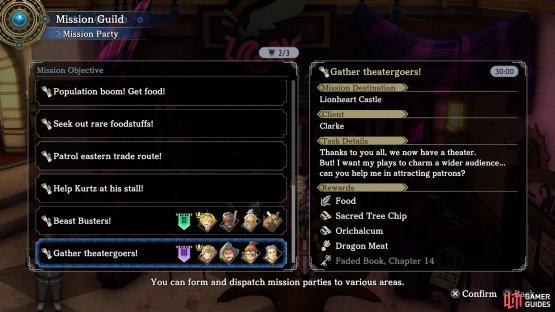 Once you have enough, you can start getting a lot more through the Mission Guild.