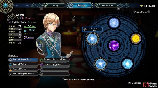 while many Skill Runes are exclusive to specific characters.
