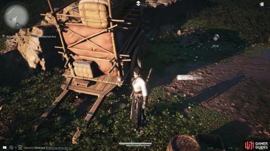 You can find one of the wine locations for A Toast To Heroes near the corner of the fort. Image via Gamer Guides / NetEase.