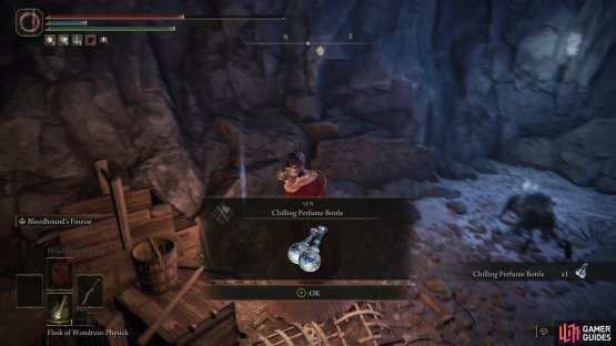 to find the Chiling Perfume Bottle sitting inside of the Lamenter&rsquo;s Gaol Cave.