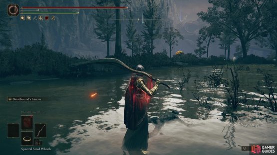 to find the Lightning Perfume Bottle sitting in a small pool of water.