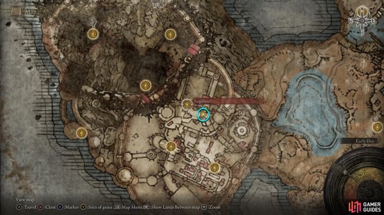 Not too far away from the Stagefront site of Grace is a tower filled with scorpions.