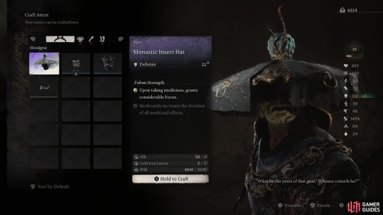 Most Epic armor requires Cold Iron Leaves.