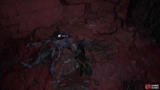 Examine the body in the same cell to get the Ashen Slumber Transformation.