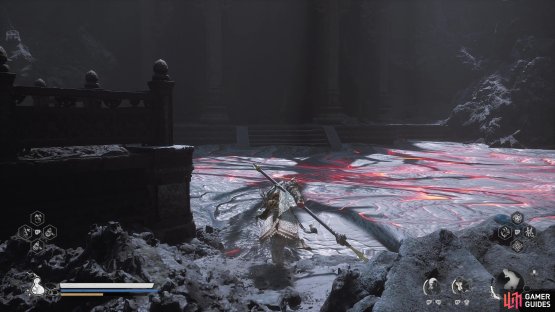 to find the tenth Awaken Wine Worm in the building on the opposite side of the lava.