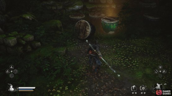 and take a left upon entering the boss arena to find the first Awoken Worm Wine.