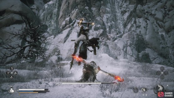 He will then add axe strikes to his regular combos going forward.