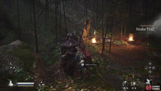 Start at the Snake Trails Shrine