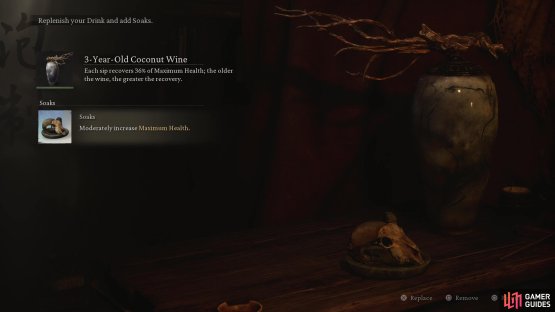 and you can add unique Soaks to your Gourd.