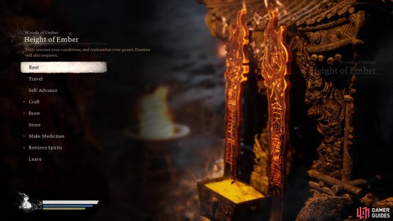 Start at the Height of Ember Shrine